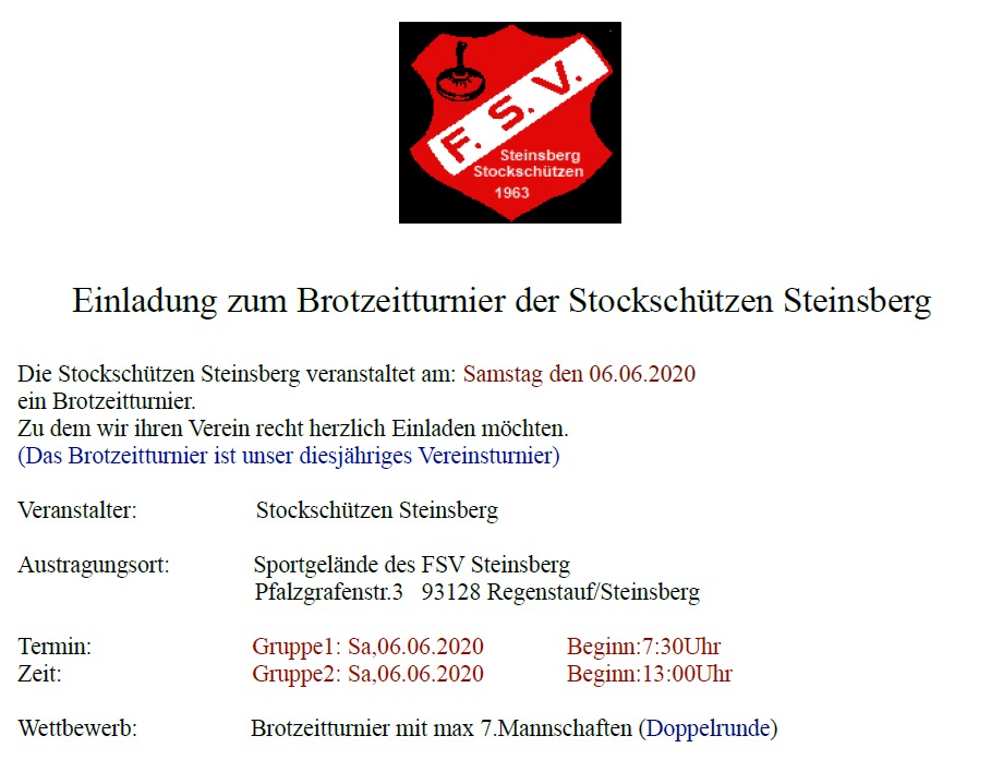 AUS BrotzeitturnierSteinsberg 2020