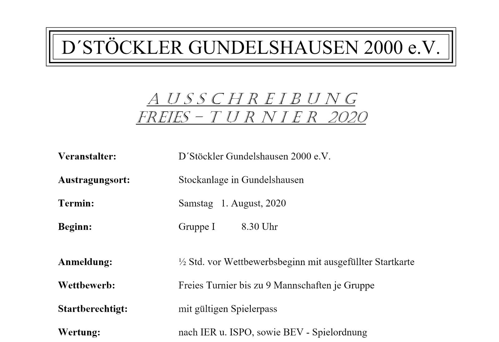 AUS Gundelshausen 2020