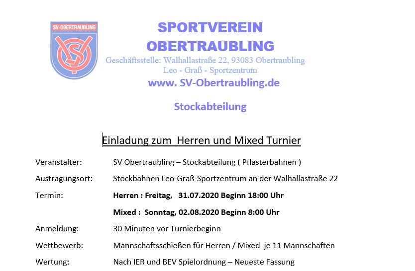 AUS Obertraubling 2020