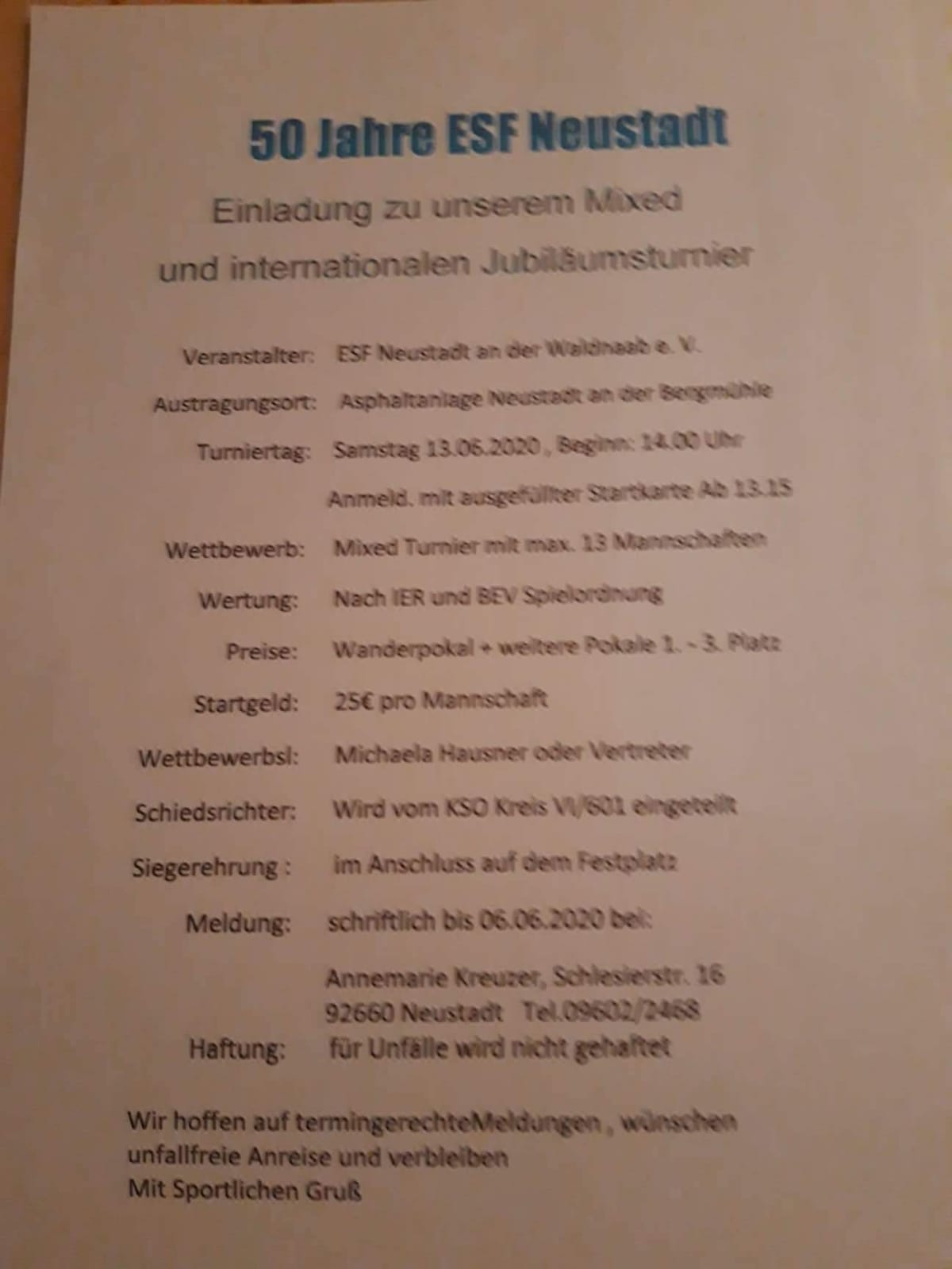 AUs Neustadt Waldnaab 2020